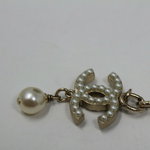 12P Logo Faux Pearl Chain Belt/Necklace - Picture 3 of 8